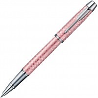 Ручка роллер Parker IM Premium T224 Pink Pearl CT F черные чернила