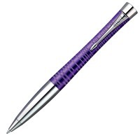 Ручка шариковая Parker Urban Premium K206 Amethyst Pearl CT M синие чернила