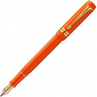 Ручка перьевая Parker Duofold Centennial Historical Colors F77 Big Red GT, перо F золото 18K с родиевым покрытием