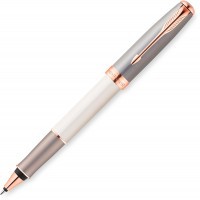 Ручка роллер Parker Sonnet T533 Subtle Pearl & Grey F черные чернила