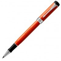 Ручка роллер Parker Duofold T74 Big Red CT F черные чернила