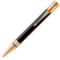 Ручка шариковая Parker Duofold K74 Black GT M черные чернила