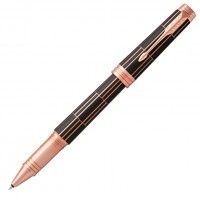 Ручка роллер Parker Premier T565 Luxury Brown PGT F черные чернила