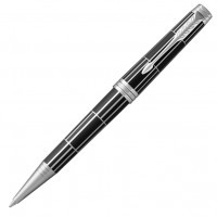 Ручка шариковая Parker Premier K565 Luxury Black CT M черные чернила