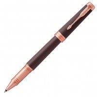 Ручка роллер Parker Premier T560 Soft Brown PGT F черные чернила