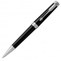 Ручка шариковая Parker Premier K560 Lacque Black CT M черные чернила