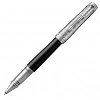 Ручка роллер Parker Premier T561 Custom Tartan CT F черные чернила