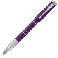 Ручка 5й пишущий узел Parker Ingenuity Deluxe S F504 Blue Violet CT F черные чернила