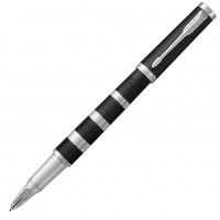 Ручка 5й пишущий узел Parker Ingenuity L F501 Black Rubber/Metal CT F черные чернила