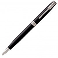 Ручка шариковая Parker Sonnet Core K530 LaqBlack CT M черные чернила