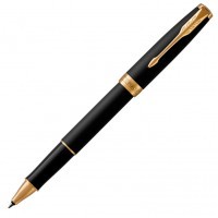 Ручка роллер Parker Sonnet Core T528 Matte Black GT F черные чернила