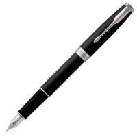 Ручка перьевая Parker Sonnet Core F529 Matte Black CT, перо F