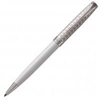 Ручка шариковая Parker Sonnet Premium K540 Metal&Pearl PGT CT M черные чернила