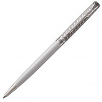 Ручка шариковая Parker Sonnet Premium Slim K440 Metal&Pearl PGT CT M черные чернила