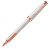 Ручка перьевая Parker Sonnet Premium F540 Pearl PGT, перо F золото 18K