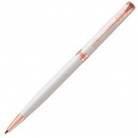 Ручка шариковая Parker Sonnet Premium Slim K440 Pearl PGT M черные чернила