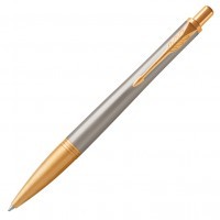Ручка шариковая Parker Urban Premium K313 Aureate Powder GT M синие чернила