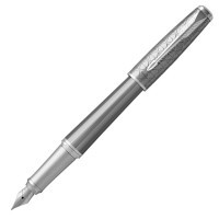 Ручка перьевая Parker Urban Premium F313 Silvered Powder CT, перо F