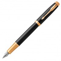 Ручка перьевая Parker IM Premium F323 Black GT, перо F