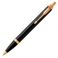 Ручка шариковая Parker IM Core K321 Black GT M синие чернила