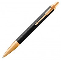 Ручка шариковая Parker IM Premium K323 Black GT M синие чернила