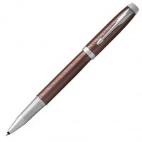 Ручка роллер Parker IM Premium T324 Brown CT F черные чернила