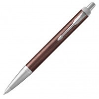 Ручка шариковая Parker IM Premium K324 Brown CT M синие чернила