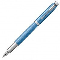 Ручка перьевая Parker IM Premium F322 Blue CT, перо F