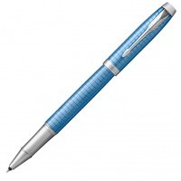 Ручка роллер Parker IM Premium T322 Blue CT F черные чернила