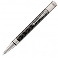 Ручка шариковая Parker Duofold K307 Prestige Black Chevron CT M черные чернила