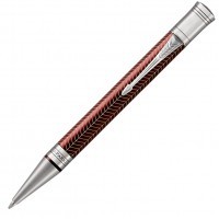 Ручка шариковая Parker Duofold K307 Prestige Burgundy Chevron CT M черные чернила