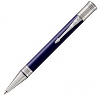 Ручка шариковая Parker Duofold K74 Blue/Black CT M черные чернила