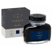 Флакон с чернилами Parker Quink Ink Z13 черный/синие чернила 57мл для ручек перьевых