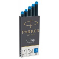 Картридж Parker Quink Ink Z11 синие чернила смывающиеся для ручек перьевых (5шт)