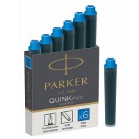 Картридж Parker Quink Ink Z17 MINI синие чернила для ручек перьевых (6шт)
