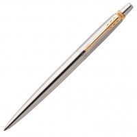 Ручка шариковая Parker Jotter Core K691 Stainless Steel GT M синие чернила