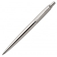 Ручка шариковая Parker Jotter Premium K176 Stainless Steel Diagonal CT M синие чернила