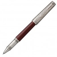 Ручка роллер Parker Premier T567 Crimson Red RT F черные чернила