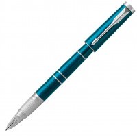 Ручка 5й пишущий узел Parker Ingenuity Deluxe S F504 Teal CT F черные чернила