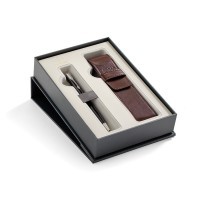 Набор Parker Sonnet LaqBlack CT ручка шариковая в компл.:чехол для ручки