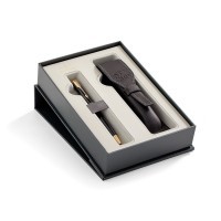 Набор Parker Sonnet LaqBlack GT ручка шариковая в компл.:чехол для ручки