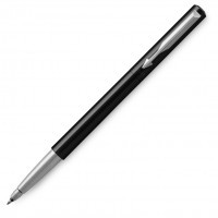 Ручка роллер Parker Vector Standard T01 Black CT M синие чернила