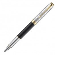 Ручка роллер Parker Sonnet SE18 Matte Black GT F черные чернила