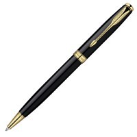 Ручка шариковая Parker Sonnet K530 LaqBlack GT M черные чернила