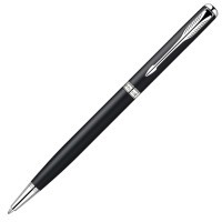 Ручка шариковая Parker Sonnet Slim K429 Matte Black CT M черные чернила