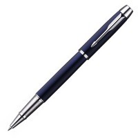 Ручка роллер Parker IM Metal T221 Blue CT F синие чернила