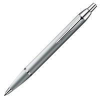 Ручка шариковая Parker IM Metal K221 Silver CT M синие чернила