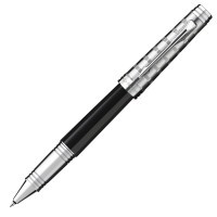 Ручка роллер Parker Premier Custom T561 Tartan ST F черные чернила