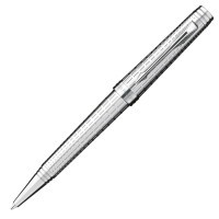 Ручка шариковая Parker Premier DeLuxe K562 Chiselling ST M черные чернила