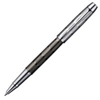 Ручка роллер Parker IM Premium T222 Twin Chiselled F черные чернила